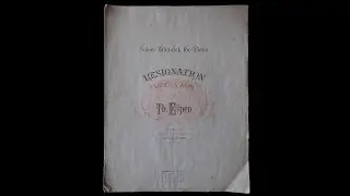 Stille sorg - Theodor Espen (Vintage sheet music)