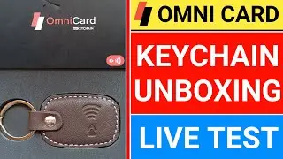 omnicard keychain unboxing | Payment Keychain Live Testing | Review