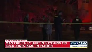 Man in serious condition after shooting on Buck Jones Road in Raleigh
