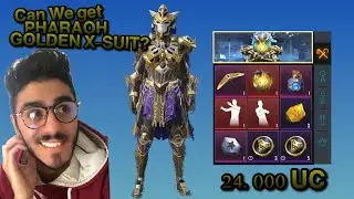 Am In Lucky? PHARAOH Golden X-suit- PUBG mobile