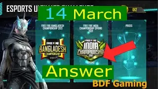 Free Fire esports ultimate challenge answer of 14 March .How to complete esports ultimate challenge?