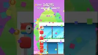 Square Bird (All Level GameplayChallenge) #games #viral #shorts