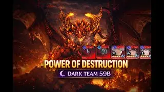 나혼렙어라이즈 파멸의권좌 암속성 590억 | SOLO LEVELING ARISE | POWER OF DESTRUCTION | DARK TEAM 59B