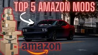 Top 5 SCATPACK Mods From AMAZON |EASY Mods For Dodge Challenger Or Charger Scatpack|