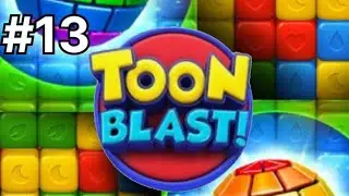 Toon Blast: Gameplay level 1085-1092 using enchanted magic disco ball