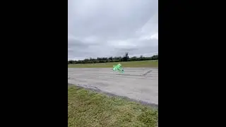 Windy takeoff on the OMPHOBBY Super Decathlon 55&rsquo; 😳  #rcplane #omphobby #flying