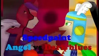 Rockman/Megaman l Angel vs Dark blues EXE Speedpaint