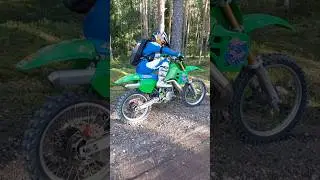 KX500 2-Stroke Start Up & Acceleration