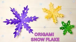 Origami Snowflake | Easy Paper Winter Craft