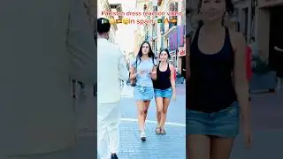 New video Pakistani dress reaction video in Spain 🇵🇰🔥🇪🇸