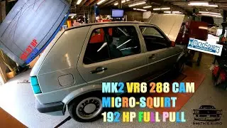 MK2 Vr6 Full Dyno Pull Standalone Ecu