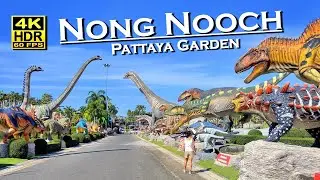 Nong Nooch Pattaya Garden , Thailand in 4K 60fps HDR (UHD) 💖 The best places 👀 Walking tour 🇹🇭