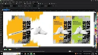 Product Banner Design for Social Media - Splash Vector Tutorial -Learn corelDRAW with Ahsan Sabri