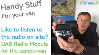 Listen to the radio in the back of your campervan or motorhome with a DAB Radio module and soundbar