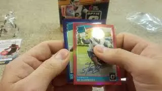 2018 Donruss Optic Football First off The Line! 3 Autos!