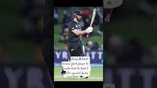 Daryl Mitchell hit back to back 5 50s against India