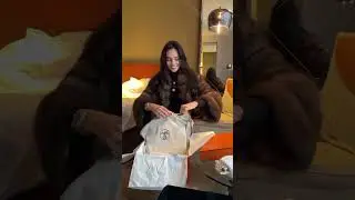 UNBOXING HERMES KELLY BAG IN SABLE FUR COAT