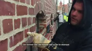 Afsluttende murerarbejde p&aring; Multikulturhuset