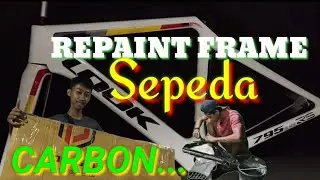 Repaint frame sepeda carbon * upgrade warna *