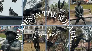 Scenes in the Square | Leicester Square Film Statues