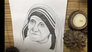 Draw Mother Teresa With Pencil Sketch || Pencil Drawing || Mary Teresa Bojaxhiu
