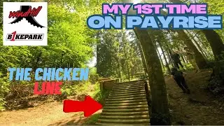 My first time on Payrise at Windhill Bikepark taking the chicken line | #mtb #downhill