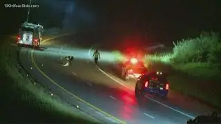WB I-96 closed after serious crash