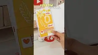 yellow 💛theme journal idea 💡#journal#yellow#shorts#RishuArtStudio