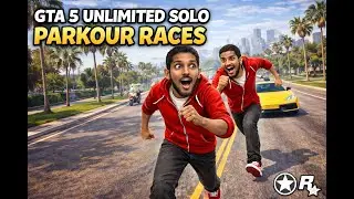 GTA 5 Solo Parkour Races But I&rsquo;m Chasing Myself 😂