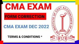 CMA Exam Form Correction || CMA Exam December 2022 & June 2023