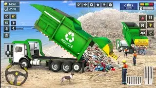Real Trash Truck Driving 2026 - City Waste Collection Truck Games - Android Gameplay