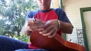 Telecaster output jack retainer install with Stewmac tool - 4 24-16