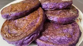 PINAKAMABILIS NA PAGGAWA NG UBE WAFFLE PAN CAKE!