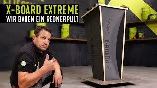 Bauplatten kreativ einsetzen - Rednerpult bauen mit dem codex X-Board