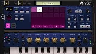 Quick Jam.. Pure Acid and the new TAL audio U-NO-X Juno synth. iOS music production. Acid