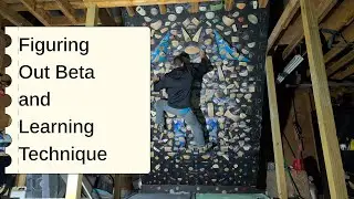 Working Climbing Technique on the Wall!!