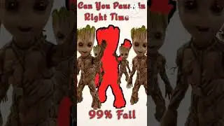 || CAN YOU PAUSE THE BABY GROOT || #shorts #groot #iamgroot