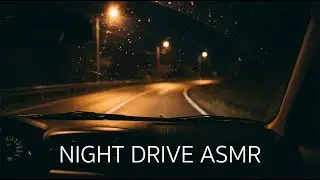 Calm Night Drive | City Lights & Smooth Driving Sounds | Sleep & Study