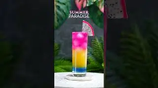 Summer Paradise 🍹💜 #bar #bartender #bartenderlife #cocktailrecipe #cocktail #cocktails #bar