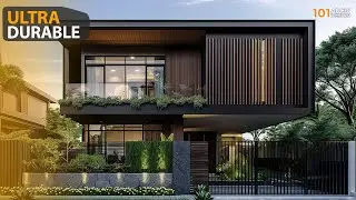 Small Modern Minimalist House Design With Ultra Durable Materials Combination
