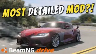Toyota Supra MK5 Mod for BeamNG Drive - Everything Works!