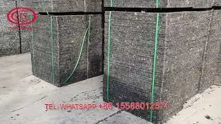 70% black glassfiber GMT plastic pallet for concrete hollow block brick machine in china