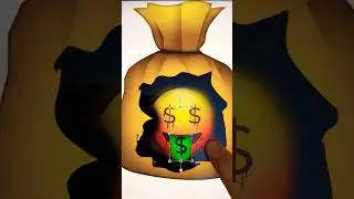 💰🤑Dollar emoji creepy #emojis #procreate #videoart