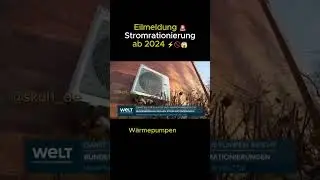 Strom-Rationierung in 🇩🇪 droht...