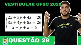 Vestibular UFSC/IFSC 2026 - Questão 28 | Matemática |