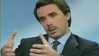 Aznar - Entrevista TVE sobre la Presidencia Española de la UE (1/4)