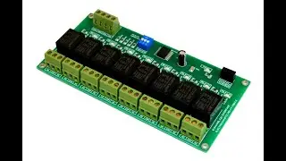 8 Channel I2C Relay EMR for Arduino, Raspberry PI and other MCU