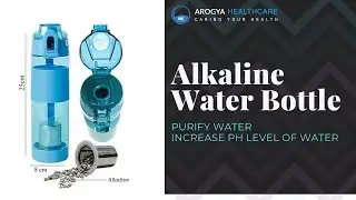 Alkaline water bottle | purify water | Increase PH level of water | ARG HEALTH CARE