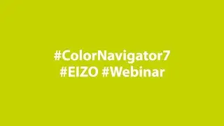 MD Eizo ColorNavigator 7 Webinar-Aufzeichnung
