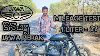 New Jawa Perak Bs-6.2 Mileage Test || In Telugu || Akhil&rsquo;s Moto Adventure
